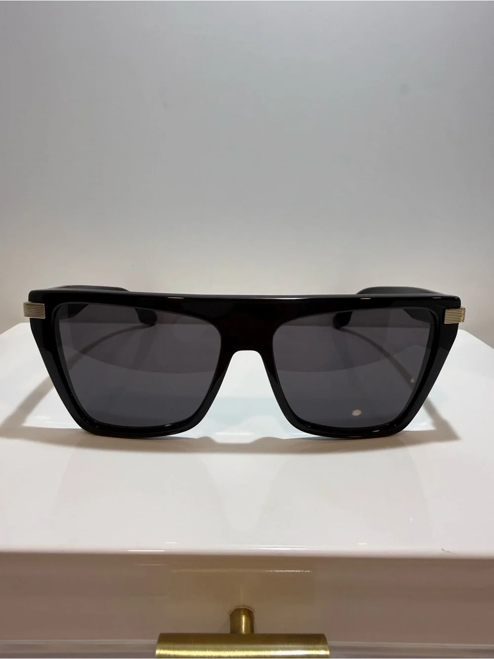 Victoria Beckham Black Acetate Sunglasses
